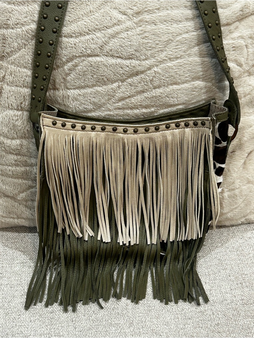 CUSTOM MADE- Kelly’s cowgirl classics LEATHER Fringe Crossbody Bag purse